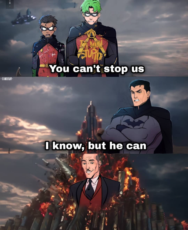 STUPID You can't stop us I know, but he can