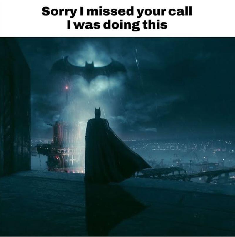 Sorry I missed your call I was doing this