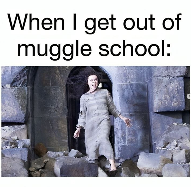When I get out of muggle school: