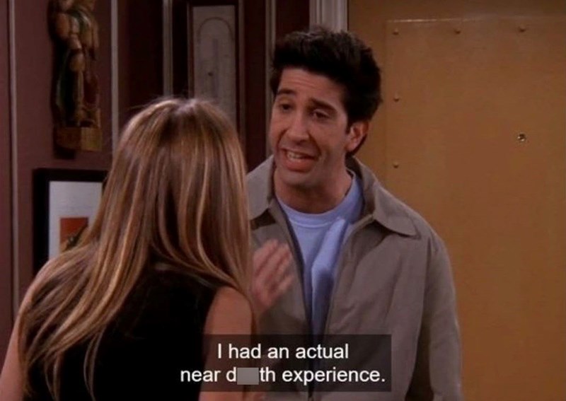 I had an actual near doth experience.