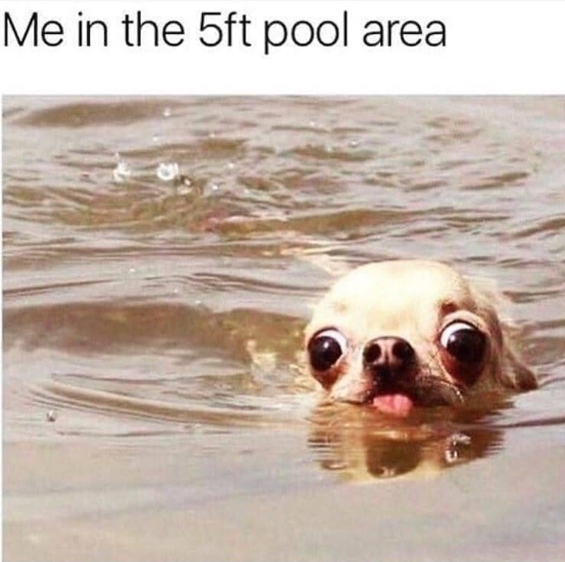Me in the 5ft pool area
