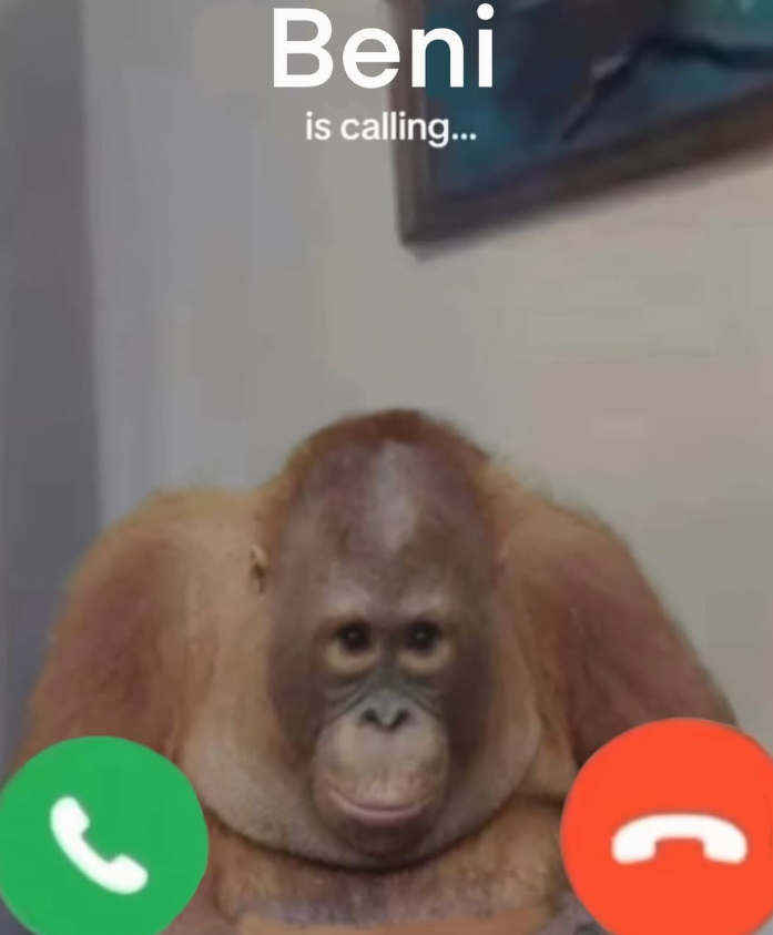Beni is calling... 8