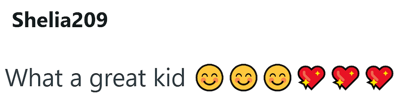 Shelia209 What a great kid (9 9 G