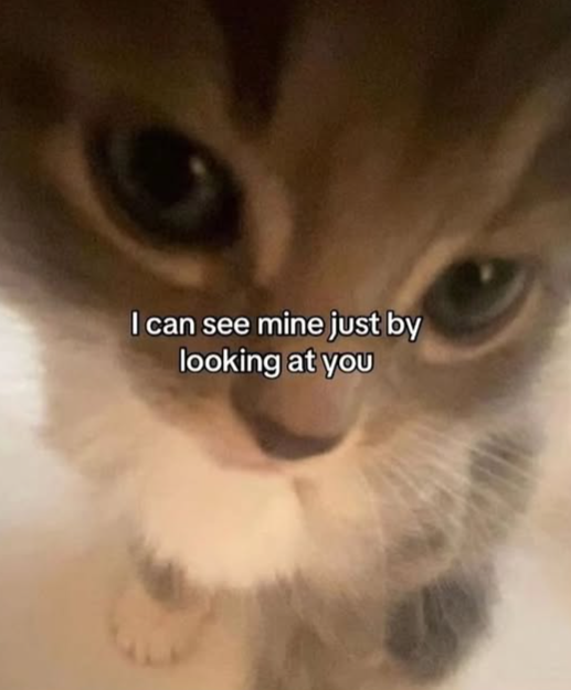 I can see mine just by looking at you