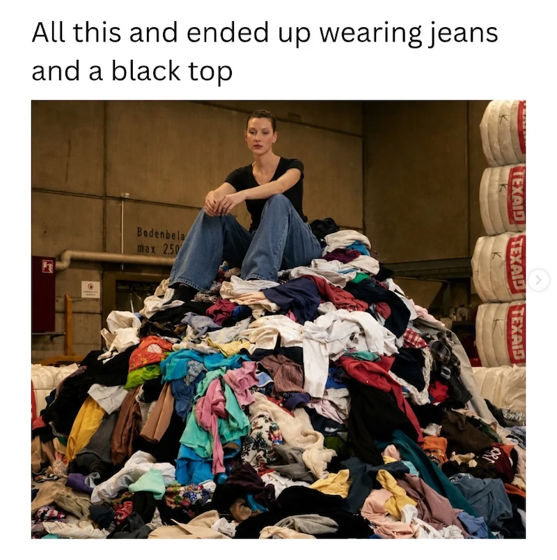 All this and ended up wearing jeans and a black top Bodenbela max 2.50 TEXAID TEXAID TEXAID