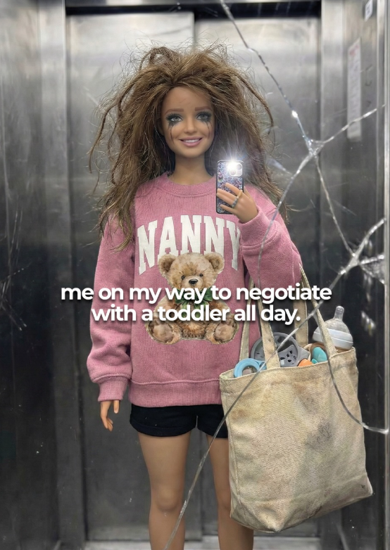 NANNY me on my way to negotiate with a toddler all day.