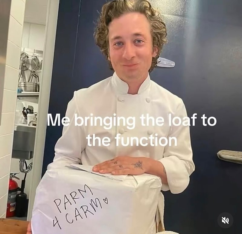 Me bringing the loaf to the function PARM 4 CARMO