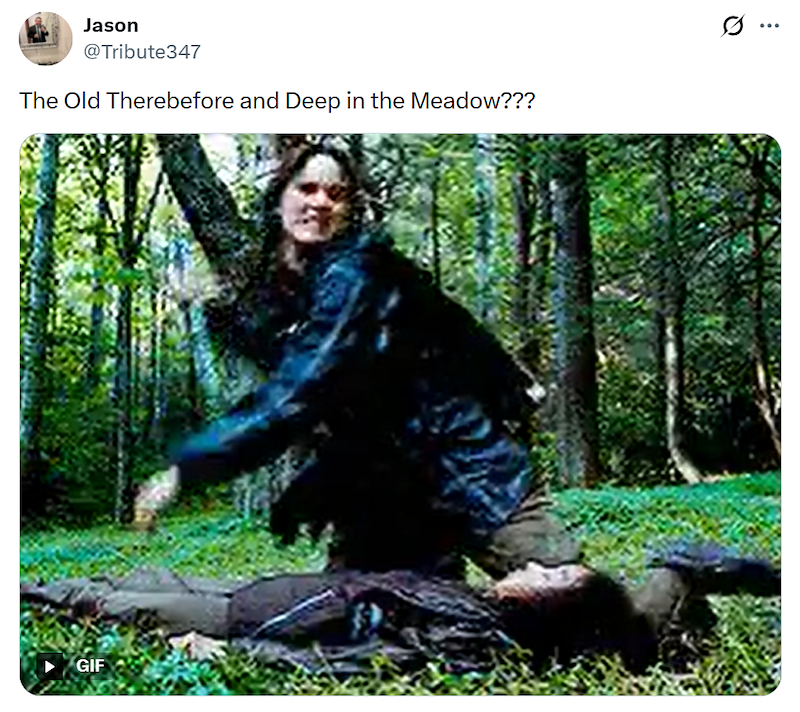 Jason @Tribute347 The Old Therebefore and Deep in the Meadow??? GIF ...