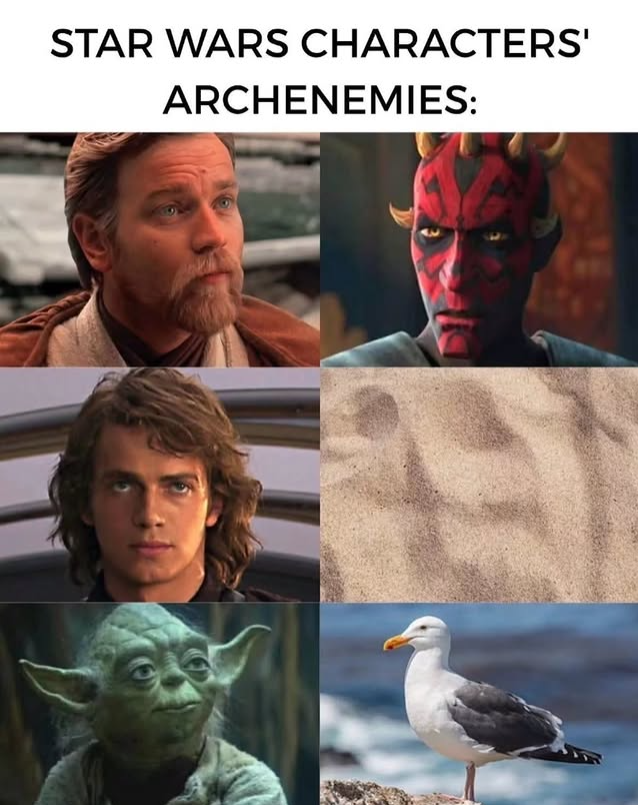 STAR WARS CHARACTERS' ARCHENEMIES: