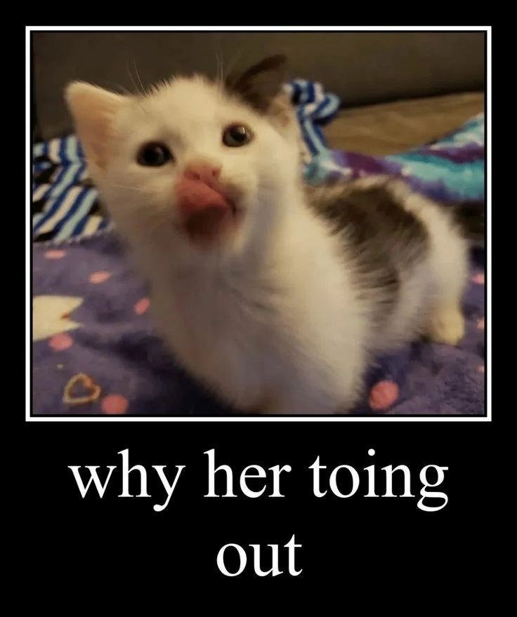 why her toing out