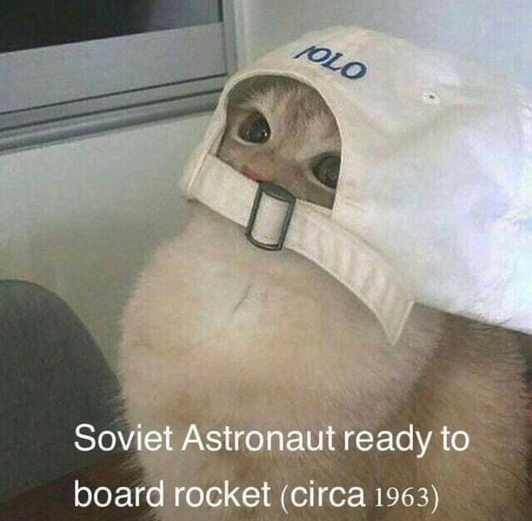 OLO Soviet Astronaut ready to board rocket (circa 1963)
