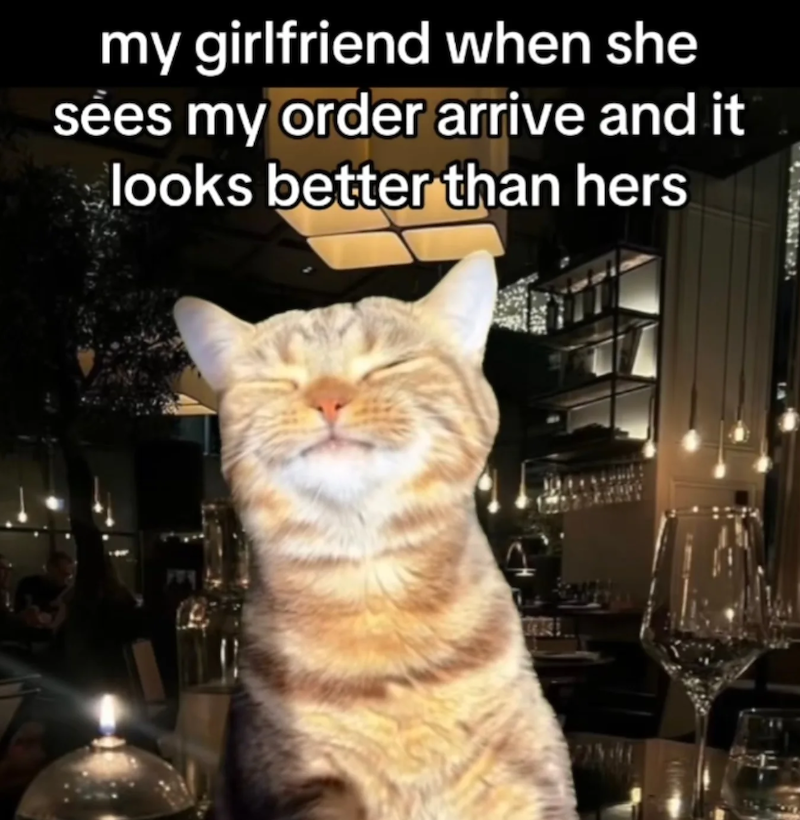 my girlfriend when she sées my order arrive and it looks better than hers