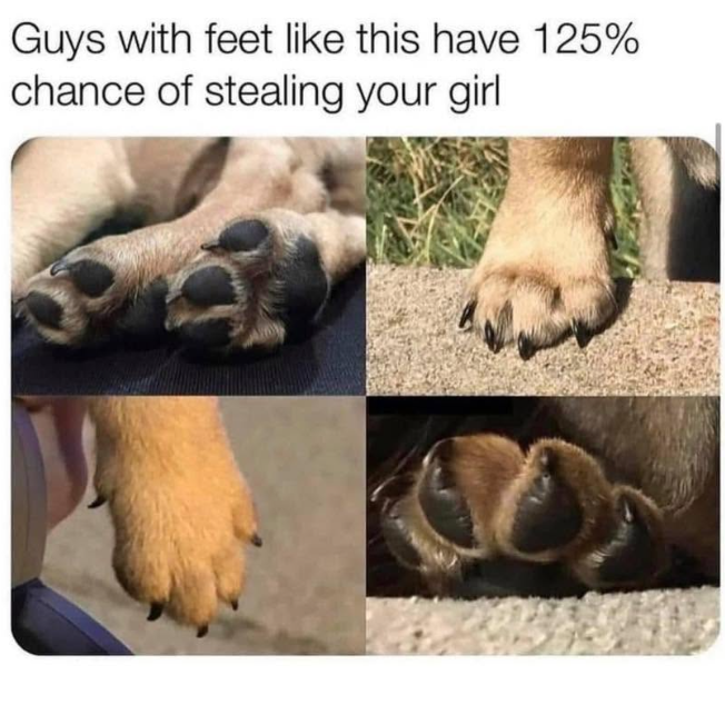 Guys with feet like this have 125% chance of stealing your girl