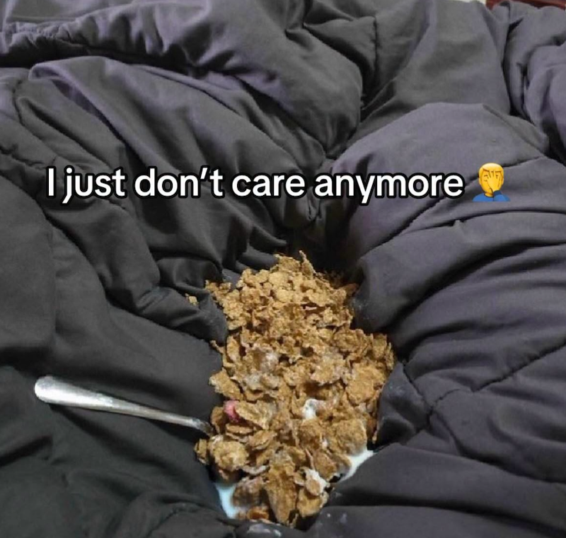 I just don't care anymore