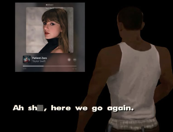 Music Tayor Sw Patient Zero Taylor Swift Ah sh, here we go again.