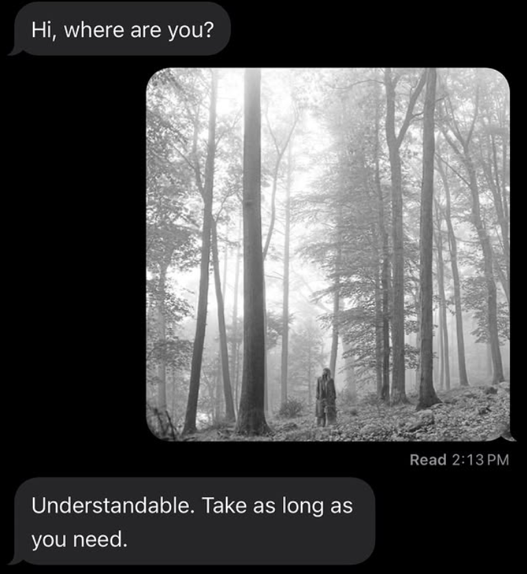 Hi, where are you? Understandable. Take as long as you need. Read 2:13 PM