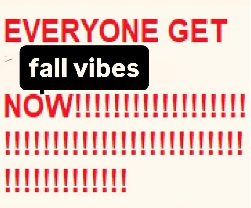 EVERYONE GET fall vibes NOW!!!!!!! !!