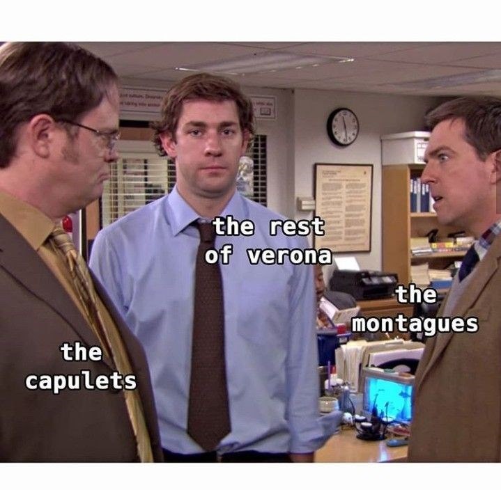 the capulets the rest of verona the montagues