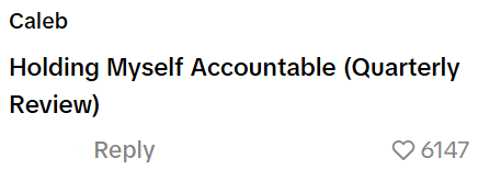 Caleb Holding Myself Accountable (Quarterly Review) Reply 6147