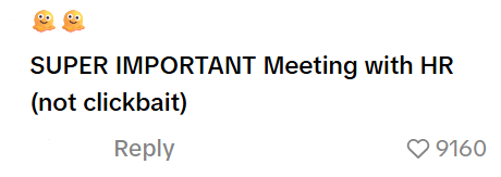 SUPER IMPORTANT Meeting with HR (not clickbait) Reply 9160