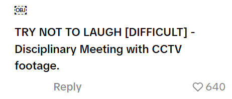 OBJ TRY NOT TO LAUGH [DIFFICULT] - Disciplinary Meeting with CCTV footage. Reply ♡ 640