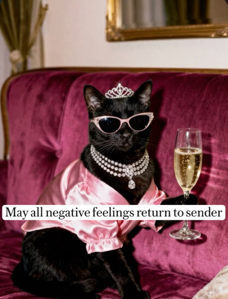 May all negative feelings return to sender