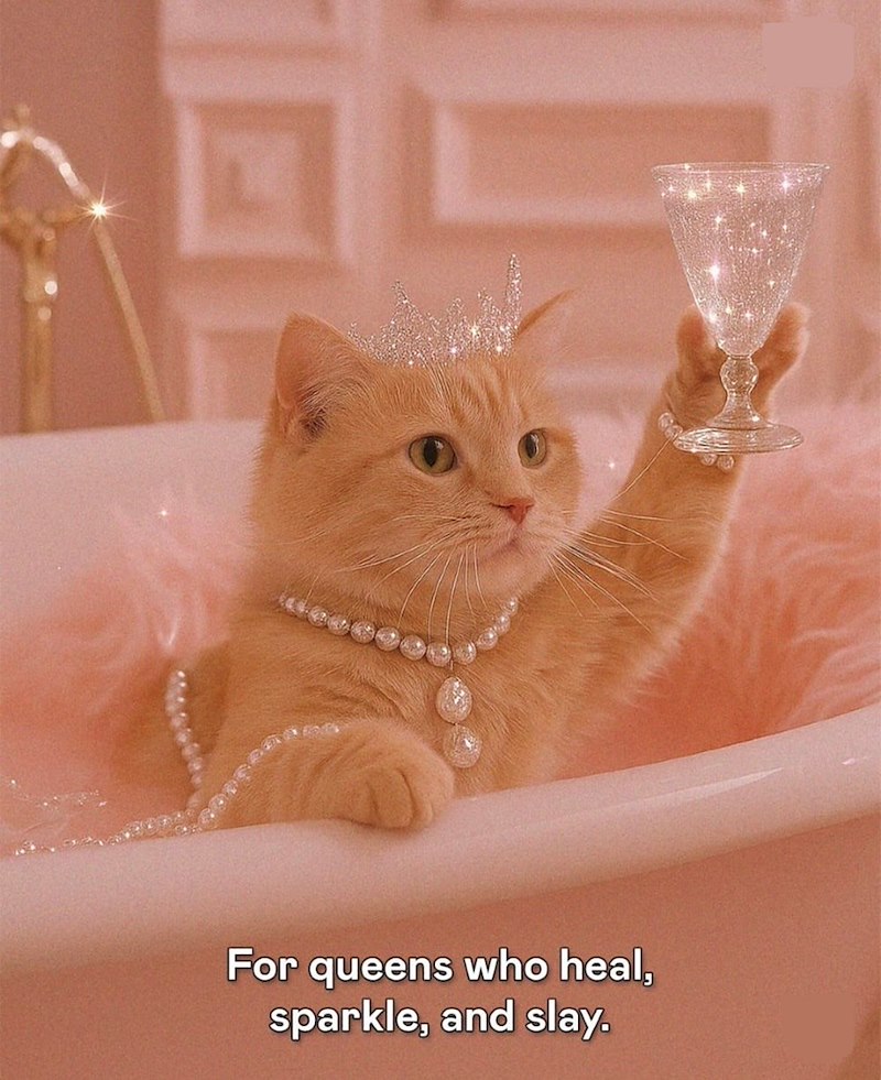 For queens who heal, sparkle, and slay.