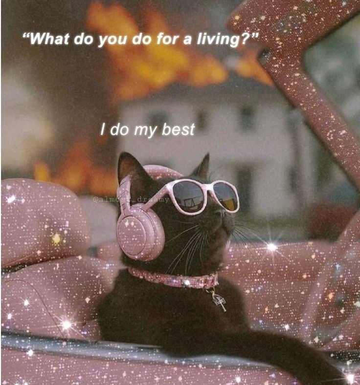 "What do you do for a living?" I do my best @almost dreamy