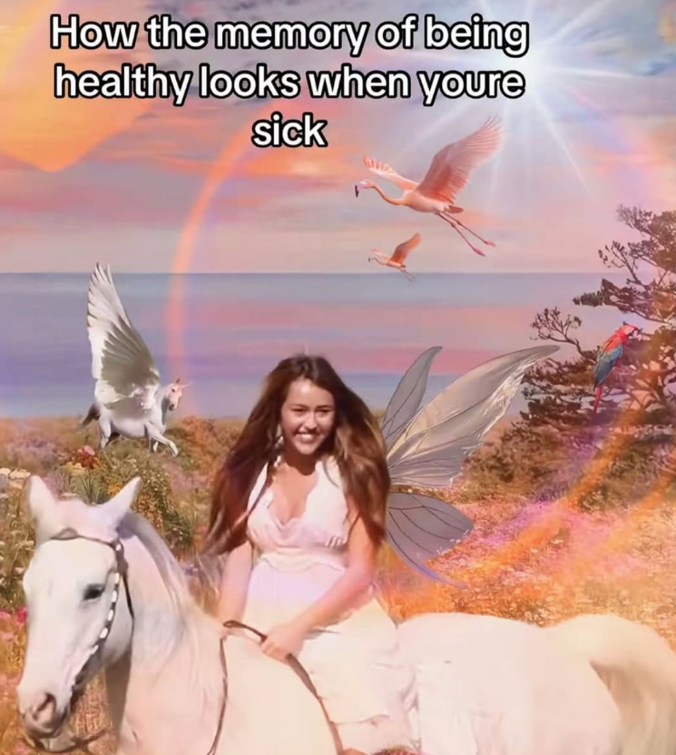 How the memory of being healthy looks when youre sick