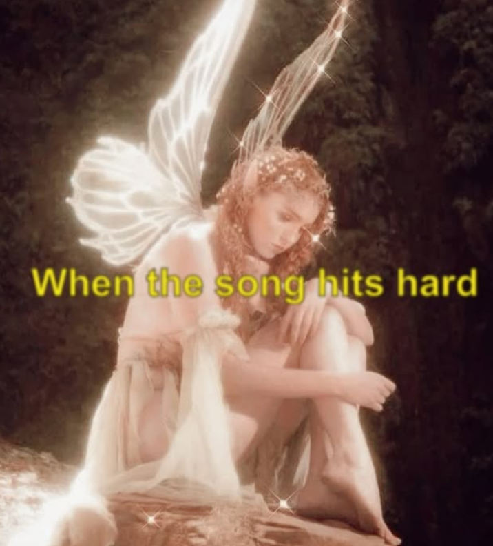 When the song hits hard