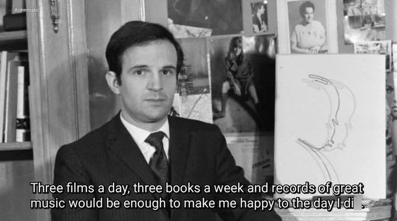 #cinematic Three films a day, three books a week and records of great music would be enough to make me happy to the day I di