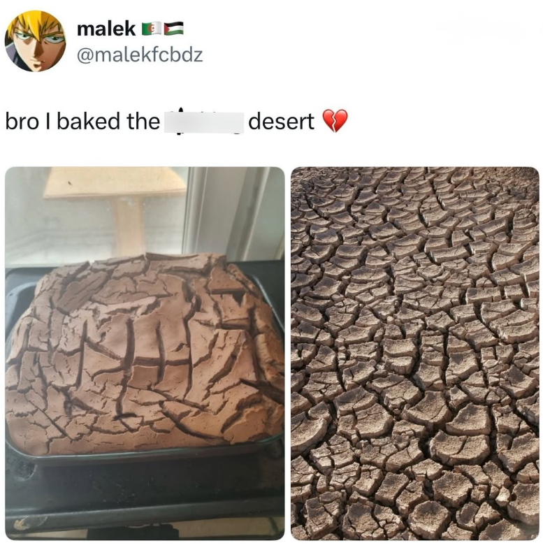 malek @malekfcbdz bro I baked the desert