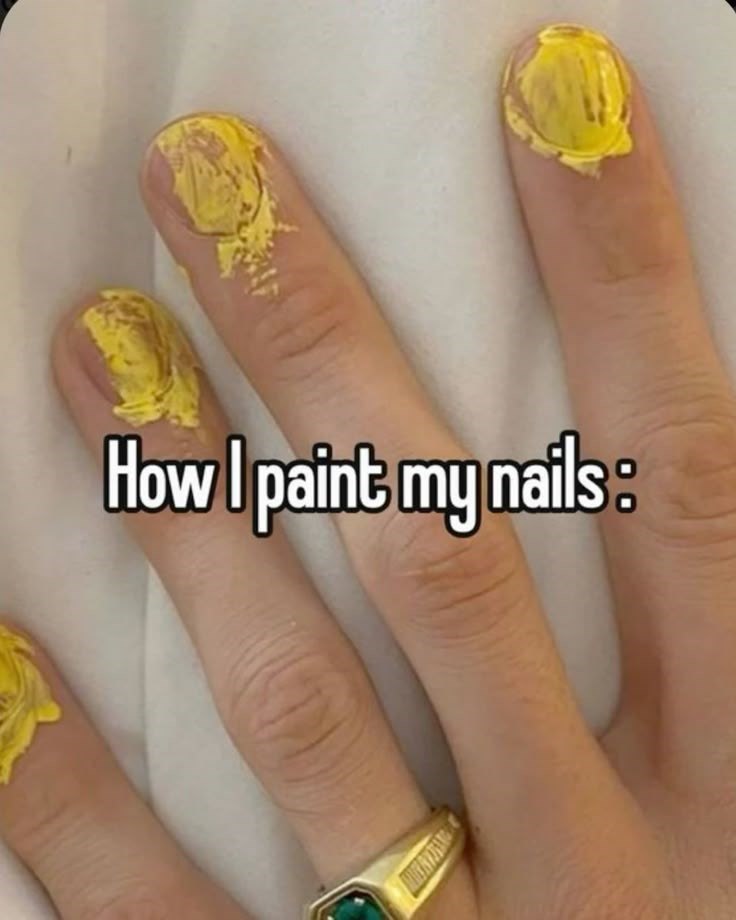 How I paint my nails: