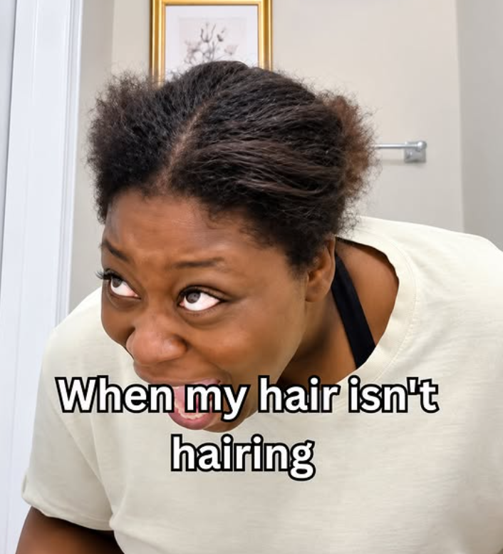 When my hair isn't hairing