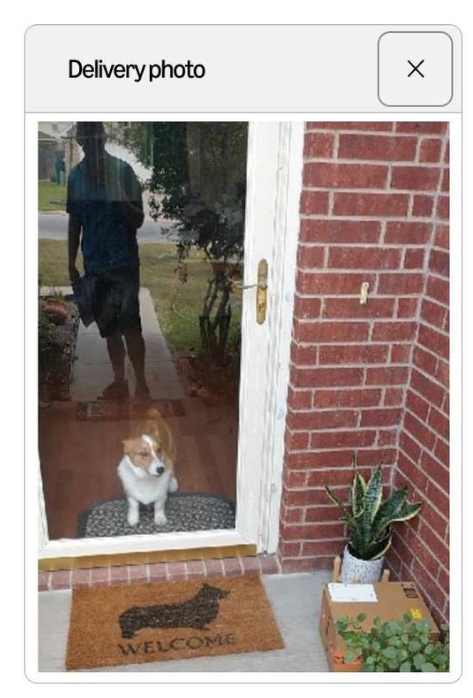Delivery photo WELCOME