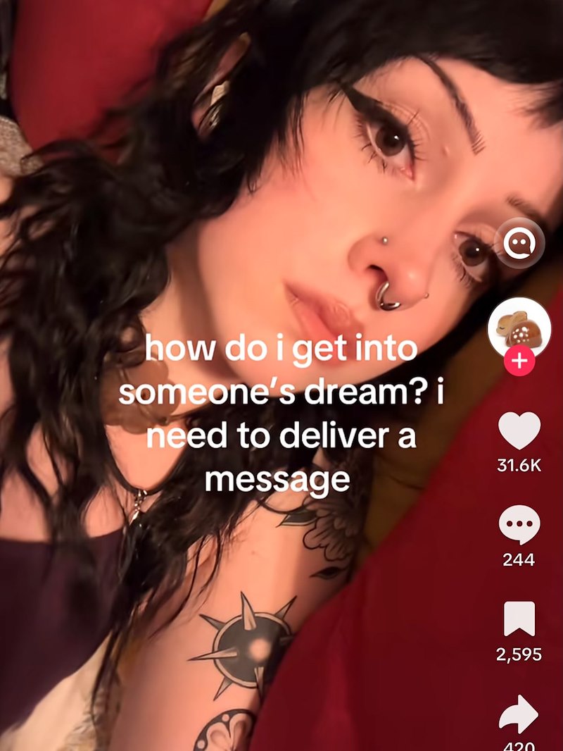 how do i get into someone's dream? i need to deliver a message 31.6K 244 2,595 420