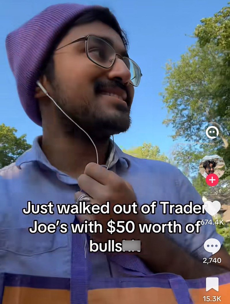 Х Just walked out of Trader C674.4K Joe's with $50 worth of $74. bulls 2,740 15.3K