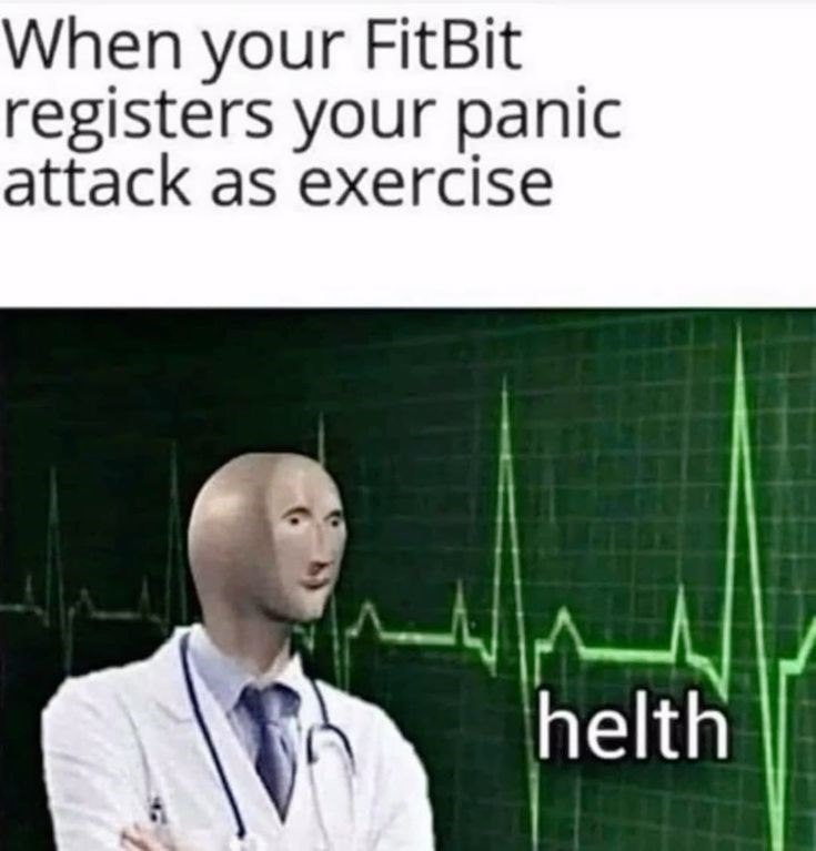 When your FitBit registers your panic attack as exercise helth