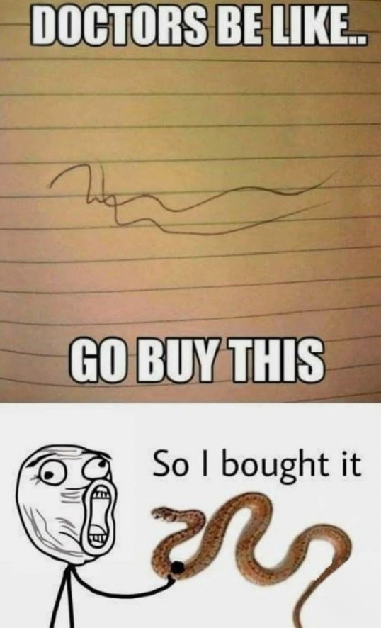 DOCTORS BE LIKE.. GO BUY THIS So I bought it