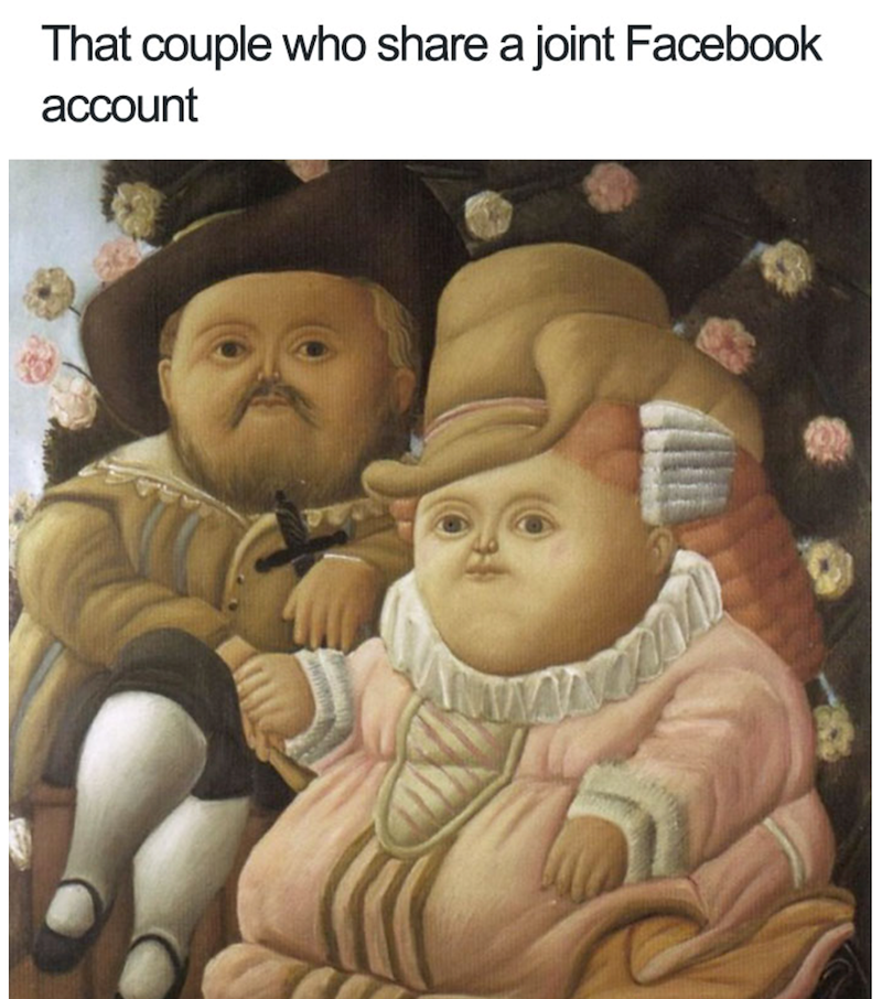 That couple who share a joint Facebook account