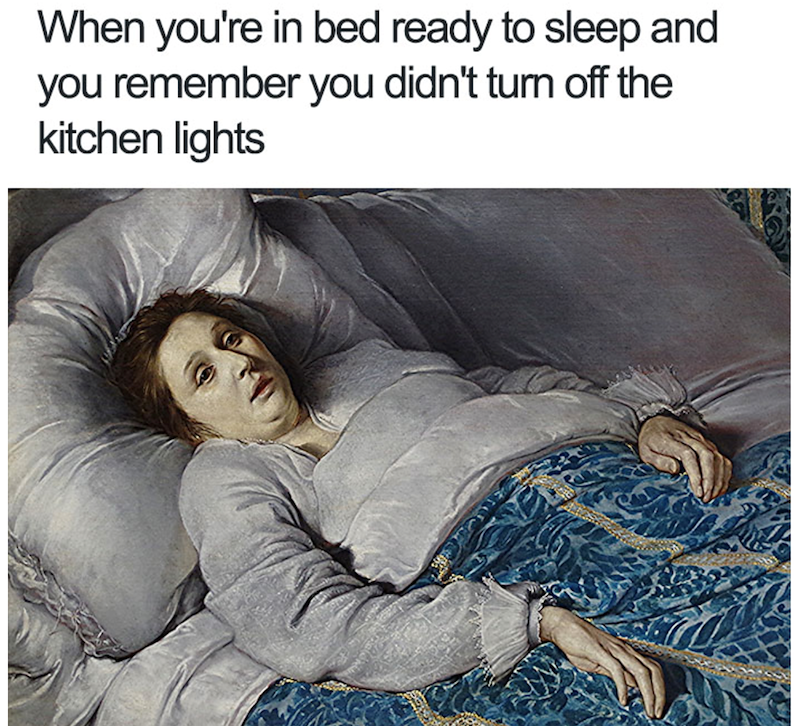 When you're in bed ready to sleep and you remember you didn't turn off the kitchen lights