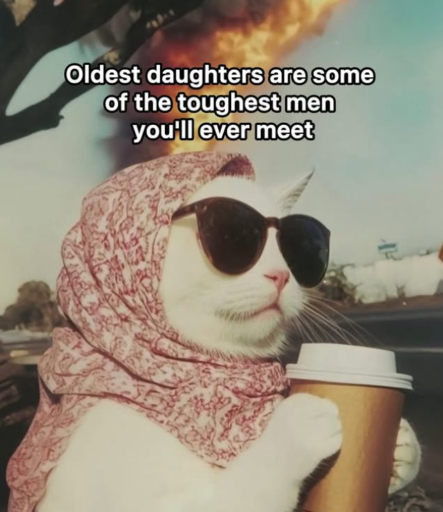 Oldest daughters are some of the toughest men you'll ever meet 完
