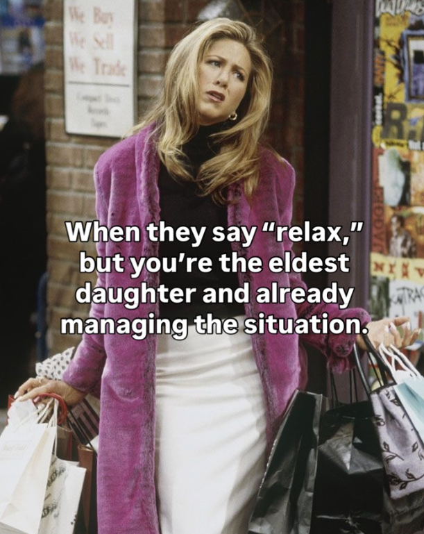 We Buy We Sell We Trade When they say "relax," but you're the eldest daughter and already managing the situation. JAGGE R.