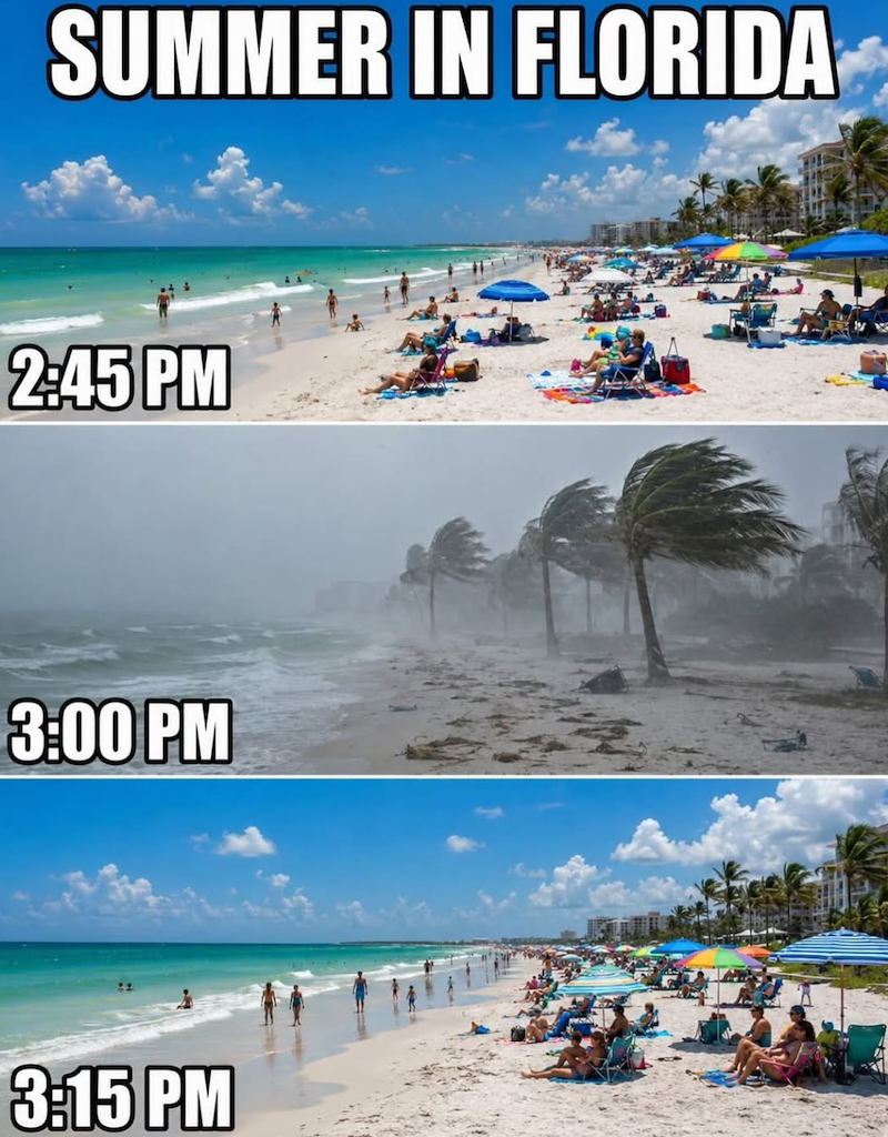 SUMMER IN FLORIDA 2:45 PM 3:00 PM 3:15 PM