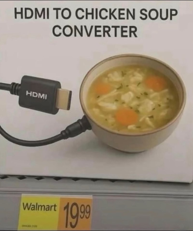HDMI TO CHICKEN SOUP CONVERTER HDMI Walmart 1999