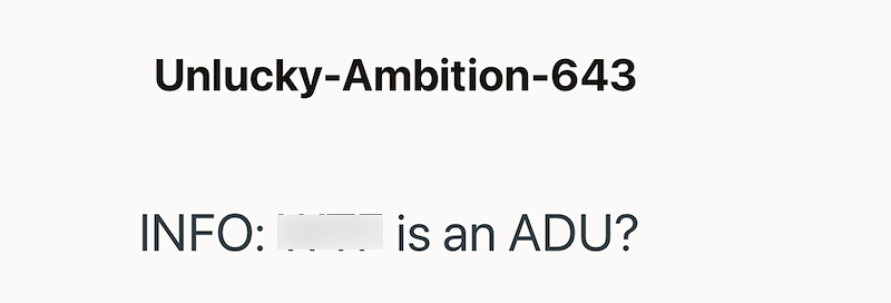 Unlucky-Ambition-643 INFO: is an ADU?