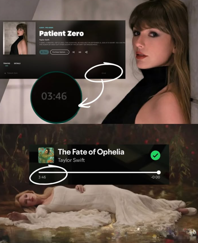 TRACKS DETAILS Patient Zero THIS ALBUM OR CHECK OUT OTHER ALBUMS ALABLE ON SEPTEMBER 25 202601T YOU CAN AMAZON MUSC Purchase Options 03:46 S 3:46 The Fate of Ophelia Taylor Swift -0:00