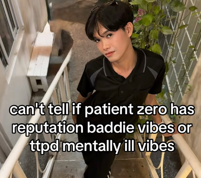 can't tell if patient zero has reputation baddie vibes or ttpd mentally ill vibes