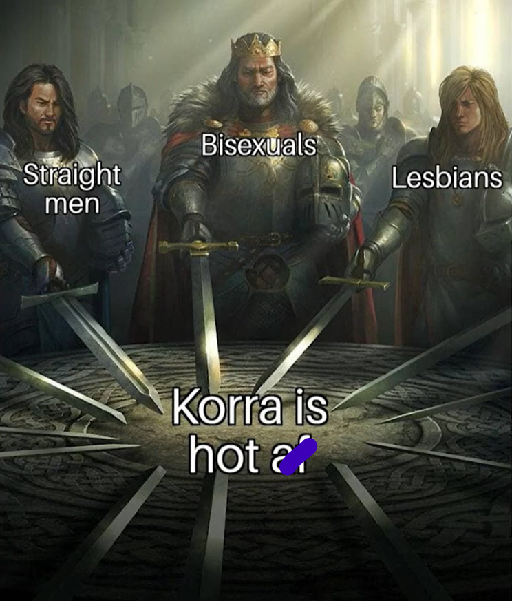 Bisexuals Straight Lesbians men Korra is hot a?