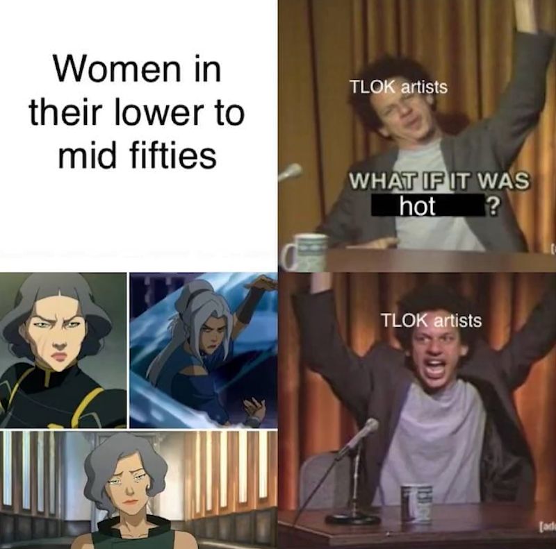 Women in their lower to mid fifties TLOK artists WHAT IF IT WAS hot ? TLOK artists [ade